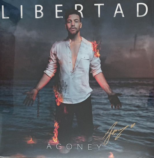 Agoney – Libertad - LP - Firmado - Blanco/White - 2021 - Universal Music Group – 0602438530885 - NUEVO - PRECINTADO / NEW - SEALED.