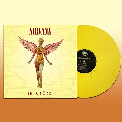 NIRVANA LP In Utero (Yellow Coloured Vinyl)