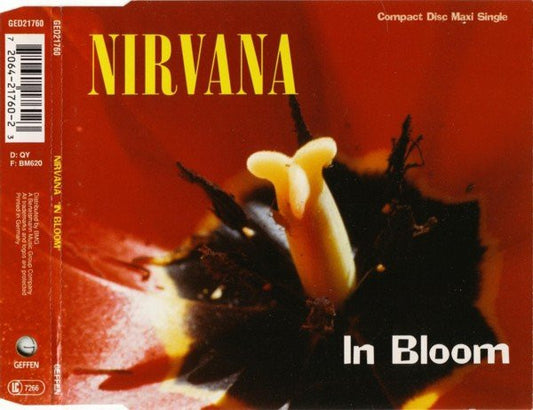 Nirvana – In Bloom - CD-Single - Geffen Records – GED21760, Sub Pop – GED21760 - Nuevo sin usar pero no precintado / New and unplayed but not sealed.
