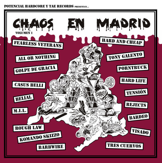 Various - Chaos En Madrid (LP, Comp)