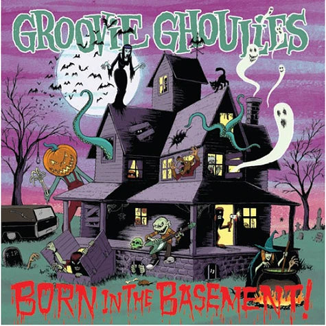 Groovie Ghoulies Born In The Basement Neon Violet / White Galaxy Vinyl Edition LP (Pirates Press)