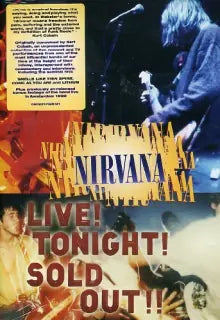 Nirvana - Live! Tonight! Sold Out!! - DVD - DVD Muy Buen Estado / Portada Muy Buen Estado (VG+/VG+)