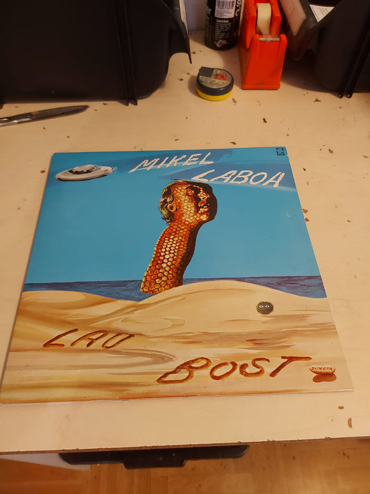 Mikel Laboa ‎– Lau Bost - 2xLP - Gatefold - Elkar – ELK-4.401/02 - Muy Buen Estado / Very Good Condition (M- / VG+)