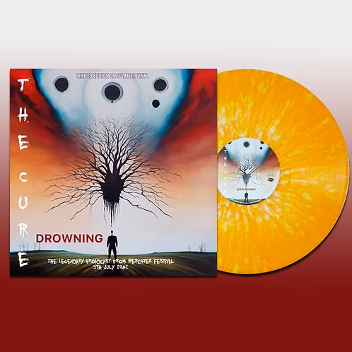 THE CURE LP Drowning (Orange Splatter Coloured Vinyl) 500 Copies