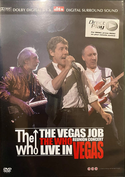 The Who – The Vegas Job - The Who Reunion Concert Live In Vegas - DVD - 2003 - Tall Cotton Productions – 89101