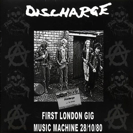Discharge – First London Gig Music Machine 28/10/80 - LP - Clear - Gatefold Sleeve - Limited Edition of 1000 Copies