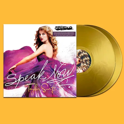 TAYLOR SWIFT 2xLP Speak Now (Taylor's Version Gold Colour Vinyls) 6 Bonus Tracks