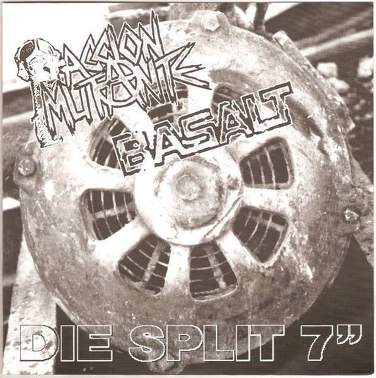 Accion Mutante / Basalt – Die Split 7" - 7" - 1998 - Frontcore Records – Frontcore 06 - Como Nuevo / Like New (M- / M-)