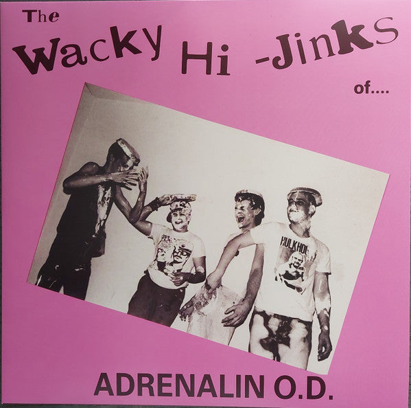 Adrenalin O.D. - The Wacky Hi-Jinks Of Adrenalin O.D. (LP, Album, Ltd, RE, Rosa / Pink)