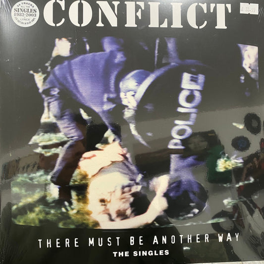 Conflict - There Must Be Another Way - The Singles (2xLP, Comp, Azul / Blue)