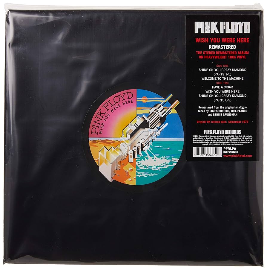 Pink Floyd ‎– Wish You Were Here - LP - 180 gr. - 2016 - Pink Floyd Records ‎– PFRLP9, Pink Floyd Records ‎– 5099902988016