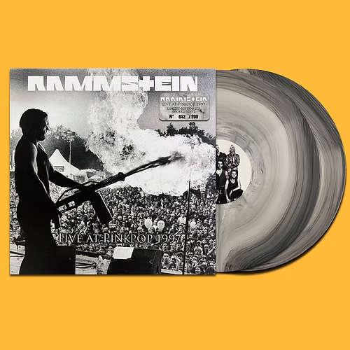RAMMSTEIN 2xLP Live At Pinkpop 1997 (Marbled Coloured Vinyl) 200 Numbered Copies