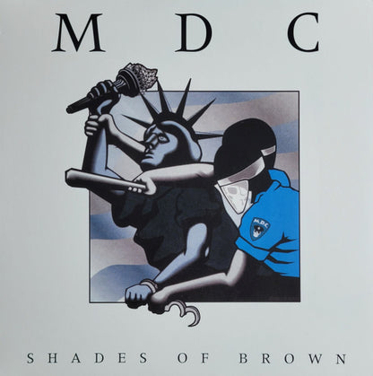 MDC – Shades Of Brown - LP - Azul / Blue - 2016 - Beer City Records – BCR183-1