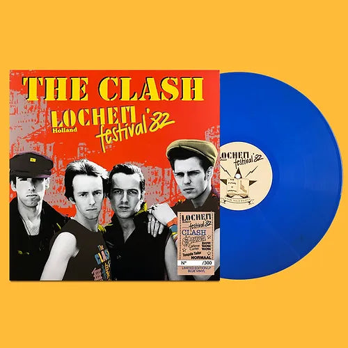 THE CLASH LP Lochem Festival '82 (Blue Coloured Promo Vinyl)