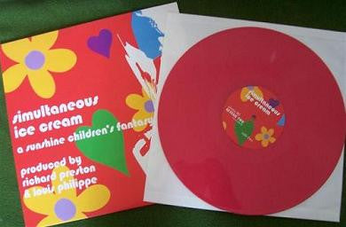 Simultaneous Ice Cream. A Sunshine Children's Fantasy - LP - Rosa / Pink - 1999 - Siesta – SIESTA 90 - Nuevo sin usar pero no precintado / New unplayed but not sealed.