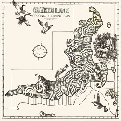 Goodnight Loving – Crooked Lake - LP - 2007 - Dusty Medical Records – DMR-0007 - Como Nuevo / Like New (M-/M-)