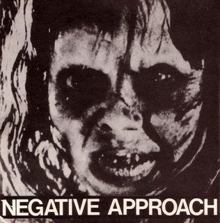 Negative Approach – Negative Approach - 7" - Insert with Lyrics and Photos - Unofficial Reissue