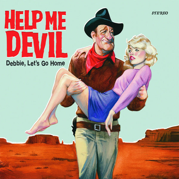 Help Me Devil – Debbie, Let's Go Home - 7" -  Limited Edition, Numbered, Pink Marbled - 2015 - Folc Records – FOLC036