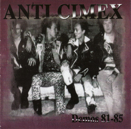 Anti Cimex – Demos 81-85 - LP - NO Insert - 2007 - New Prejudice a2o Records – 012 - Muy Buen Estado / Very Good Condition (M / VG+)