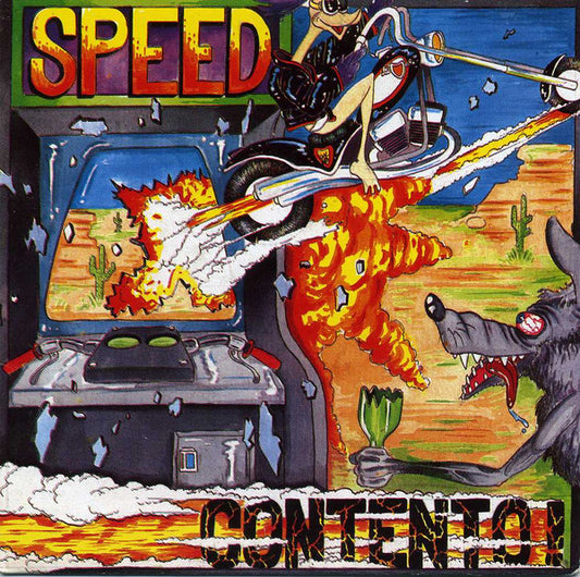 Speed – Contento - 7" - 1989 - La General – 03.3535, Fonomusic – 03.3535 - Vinilo Nuevo (M) / Portada Como Nueva (M-) - Pegatina Número Referencia en Portada