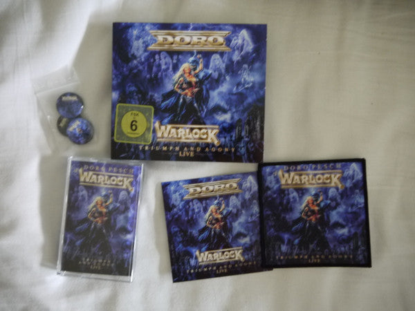 Doro / Warlock – Triumph And Agony - Live - CD + Blu-ray + Cassette Box Set - NUEVO / PRECINTADO - NEW / SEALED.
