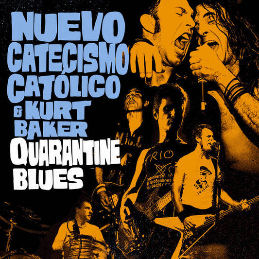 Nuevo Catecismo Catolico & Kurt Baker – Quarantine Blues - 7" - 2021 - Folc Records – FOLC 146