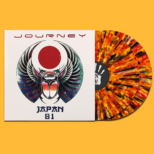 JOURNEY 2xLP Japan 81 (Orange/Yellow/Black Splatter Coloured Vinyl)