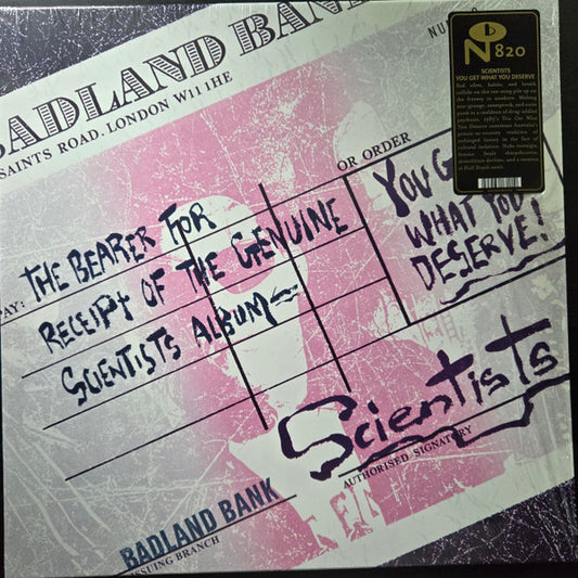 Scientists - You Get What You Deserve! (LP, Album, RE)