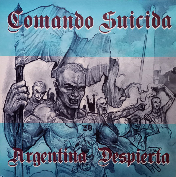 COMANDO SUICIDA Argentina Despierta LP (Limited edition 300 copies) Blue vinyl