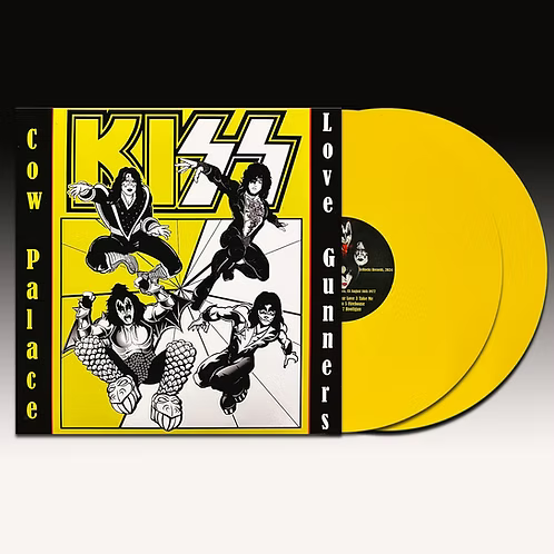 KISS 2xLP Cow Palace Love Gunners (Yellow Coloured Vinyls)