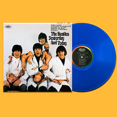 BEATLES LP Yesterday And Today (Blue Coloured Vinyl) Butcher Cover