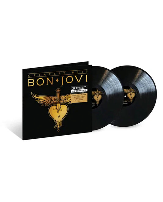 Bon Jovi 2LP Vinilo Negro "Greatest Hits II"