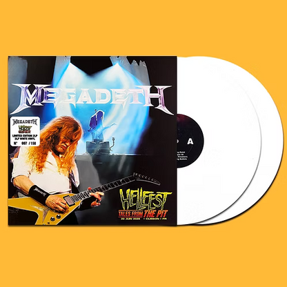 MEGADETH 2xLP Hellfest (White Coloured Vinyl) 150 Numbered Copies
