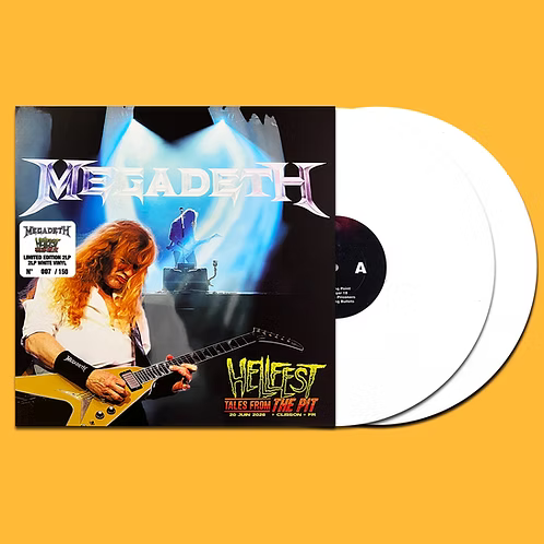MEGADETH 2xLP Hellfest (White Coloured Vinyl) 150 Numbered Copies