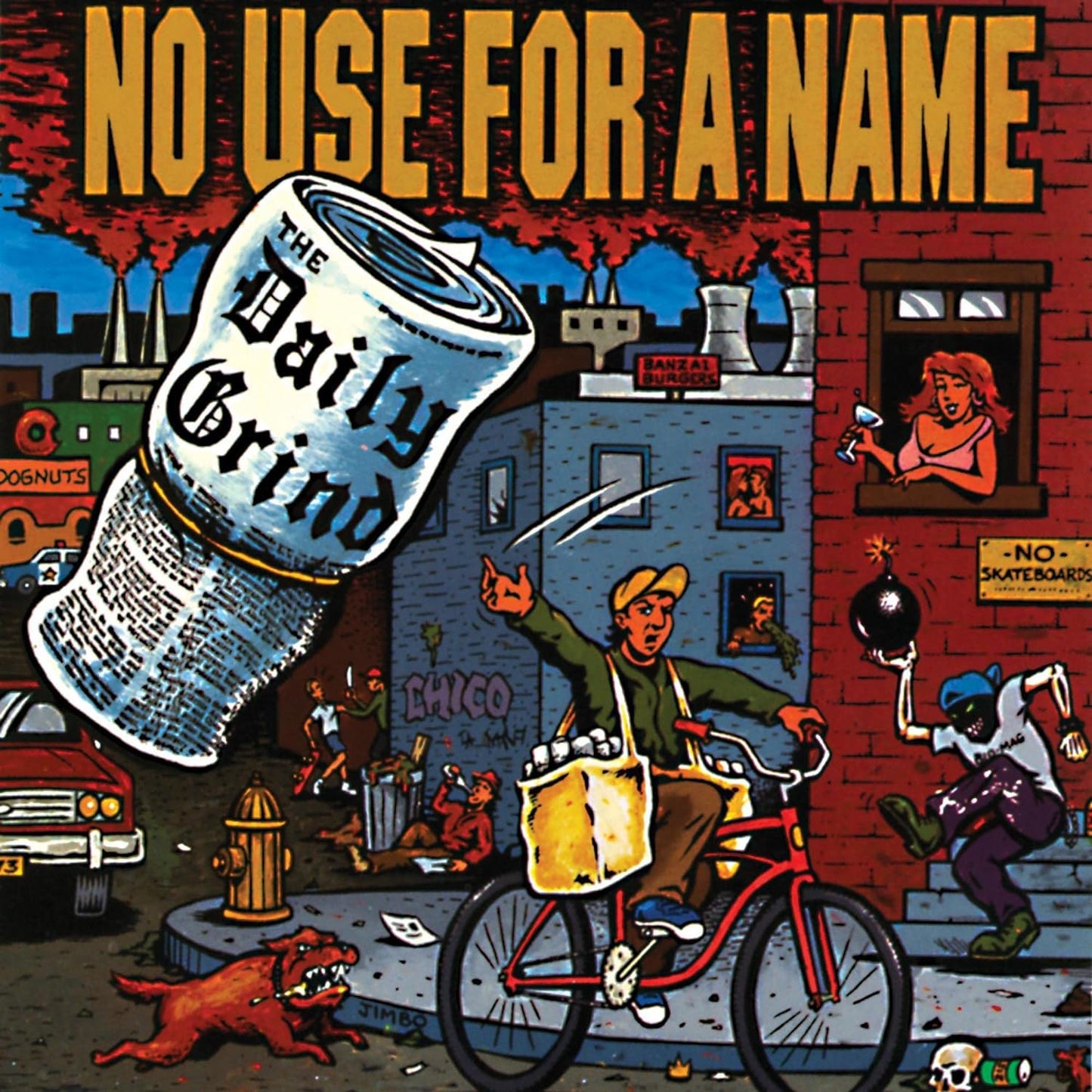 No Use For A Name – The Daily Grind - LP - 2017 - Fat Wreck Chords – FAT 507-1