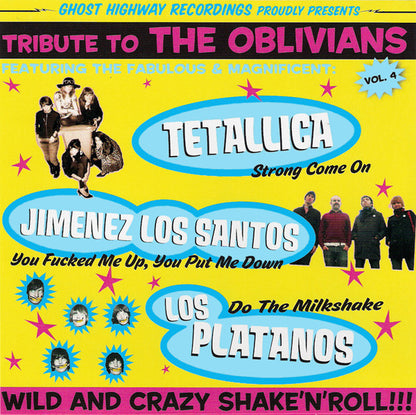 Tetallica / Jimenez Los Santos / Los Platanos - Tribute To The Oblivians Vol. 4 (7", Comp, Ltd, Num, W/Lbl)