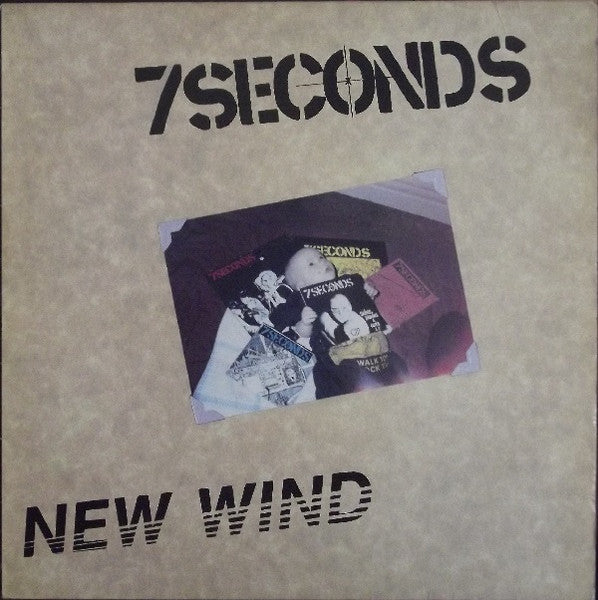 7 Seconds – New Wind - LP - White Labels - 1986 - Better Youth Organization – BYO 014, Positive Force Records – #8, Southern Studios - USADO / USED (VG+ / VG+)