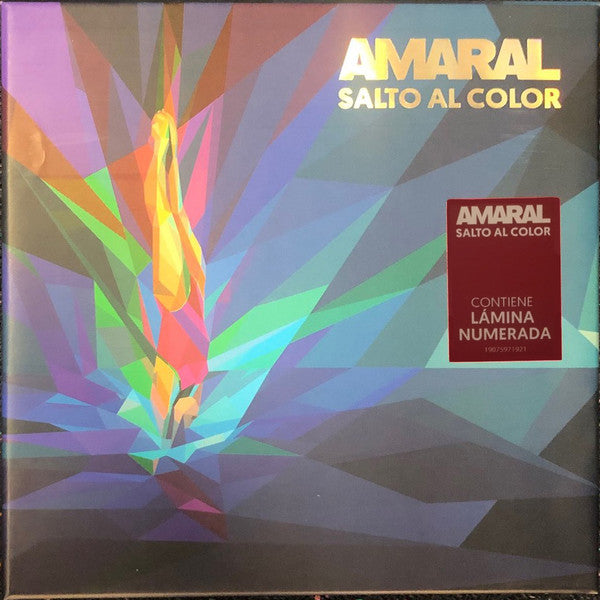 Amaral ‎– Salto Al Color - LP - Electric Blue - Incluye Lámina Numerada - 2019 - Sony Music ‎– 19075971901, Discos Antártida ‎– 19075971901