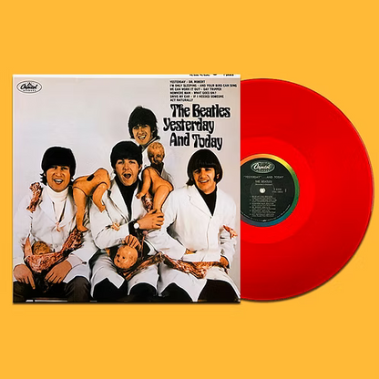 BEATLES LP Yesterday And Today (Red Coloured Vinyl) Butcher Cover