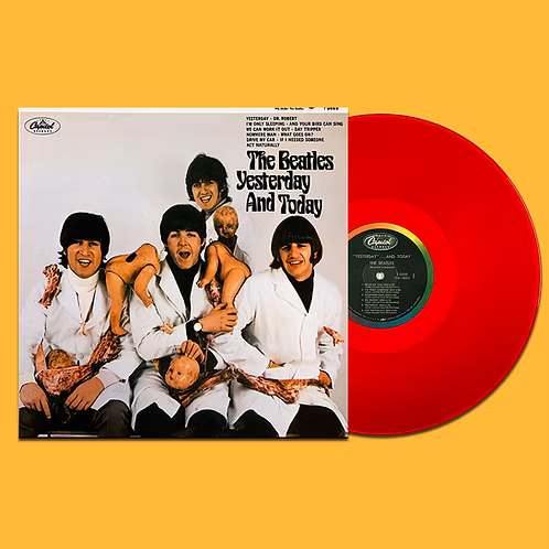 BEATLES LP Yesterday And Today (Red Coloured Vinyl) Butcher Cover