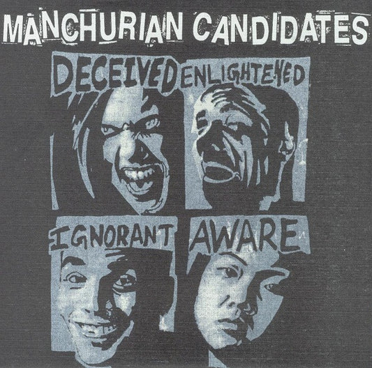 Manchurian Candidates / Hawg Jaw – Deceived Enlightened Ignorant Aware / After Years Of Oppression - 7" - 2001 -Deep Six Records – DS 29
