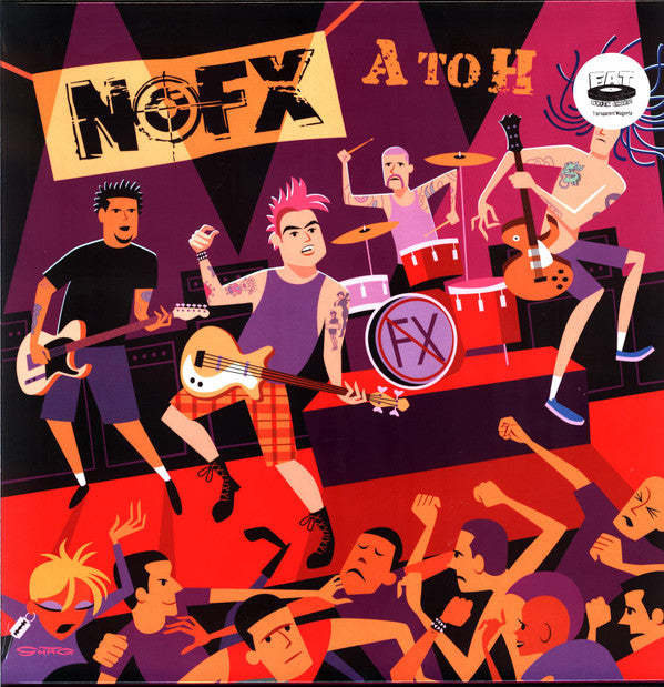 NOFX - A To H (LP, Album, Comp, Transparent)