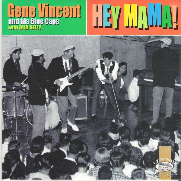 Gene Vincent & His Blue Caps – Hey Mama! - 7" - 1998 - Rollercoaster Records – RCEP 123 - Como Nuevo / Like New (M- / M-)