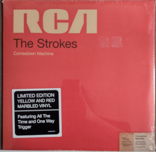 The Strokes ‎– Comedown Machine - LP - Yellow Opaque w/ Red Marble - 2023 - RCA ‎– 19658801651