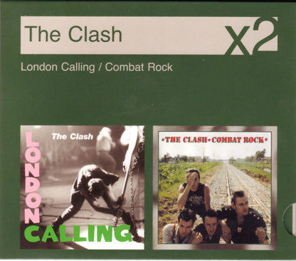 The Clash ‎– London Calling / Combat Rock - 2xCD - CD Como Nuevo (M-) / Portada Muy Buen Estado (VG+)