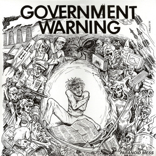 Government Warning – Paranoid Mess - LP - 2009 - La Vida Es Un Mus – MUS33 - Vinilo Muy Buen Estado / Portada Muy Buen Estado (VG+/VG+).