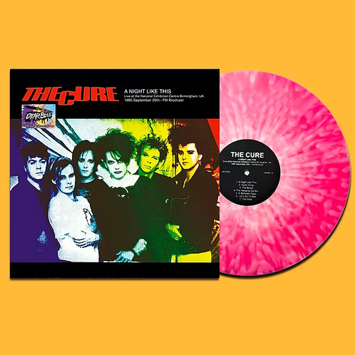 THE CURE LP A Night Like This (Pink & White Splatter Coloured Vinyl) 300 Copies