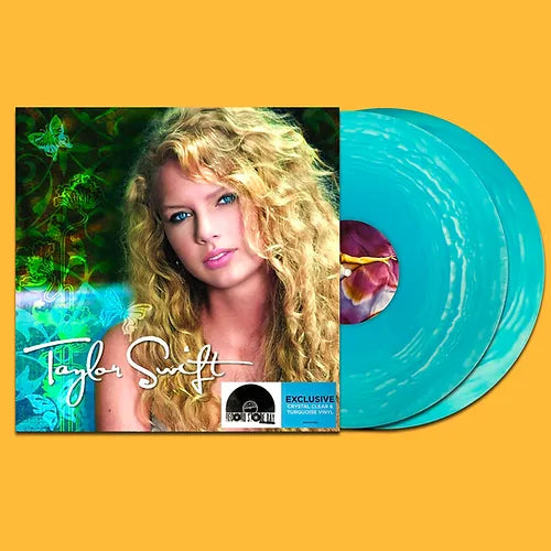 TAYLOR SWIFT 2xLP Taylor Swift (Crystal Clear & Turquoise Coloured Vinyls)