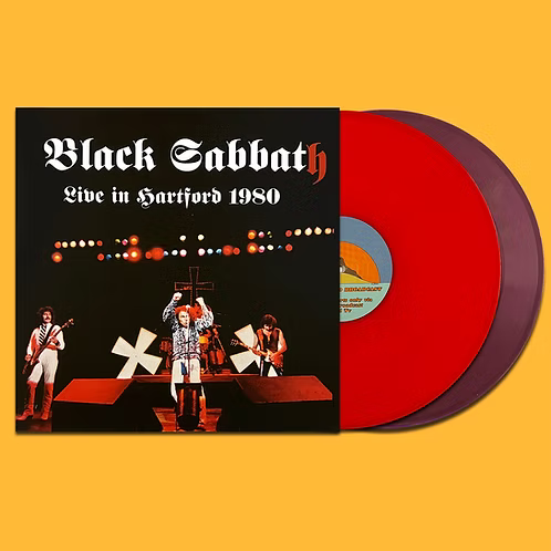 BLACK SABBATH 2xLP Live In Hartford 1980 (Red & Purple Colour) 300 Copies