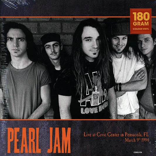 Pearl Jam – Live At Civic Center In Pensacola, FL March 9th 1994 - 2xLP - Yellow - 180 gr. - Gatefold Sleeve